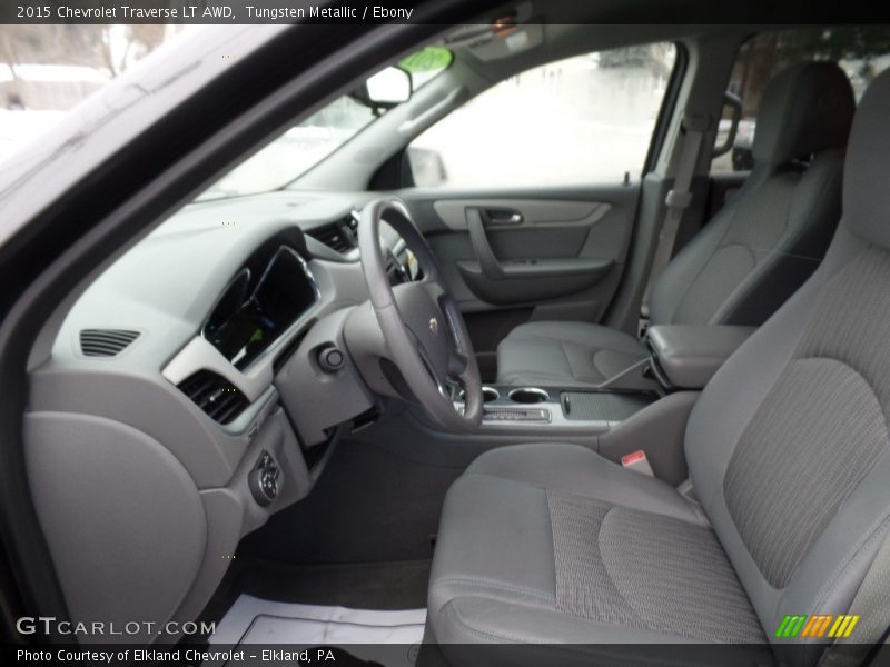 Tungsten Metallic / Ebony 2015 Chevrolet Traverse LT AWD