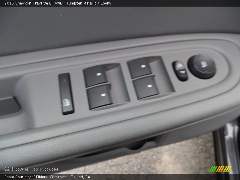 Tungsten Metallic / Ebony 2015 Chevrolet Traverse LT AWD