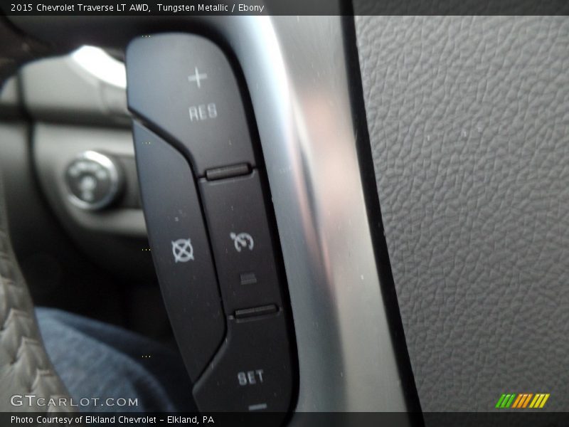 Tungsten Metallic / Ebony 2015 Chevrolet Traverse LT AWD