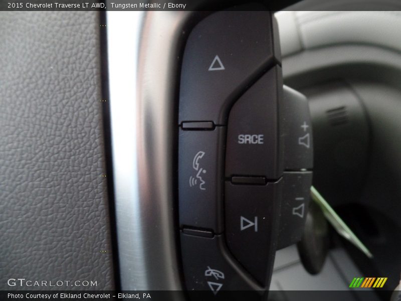 Tungsten Metallic / Ebony 2015 Chevrolet Traverse LT AWD