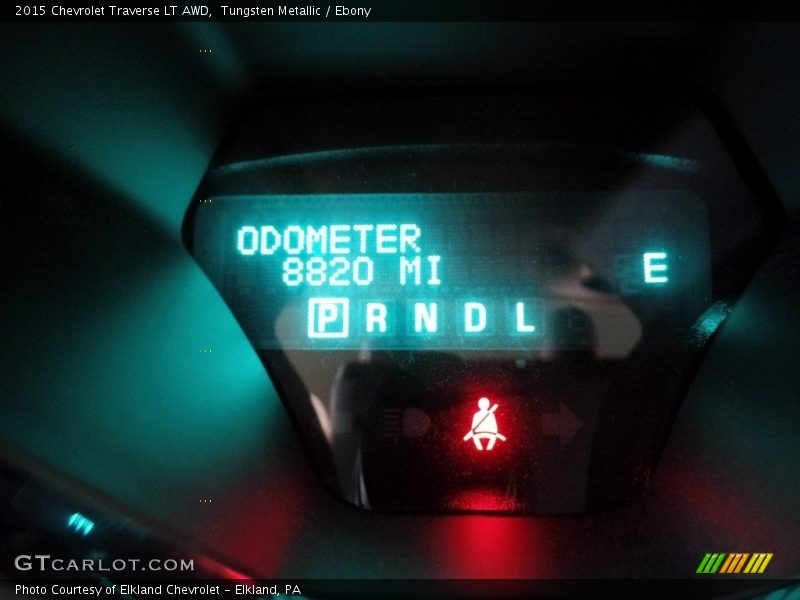 Tungsten Metallic / Ebony 2015 Chevrolet Traverse LT AWD