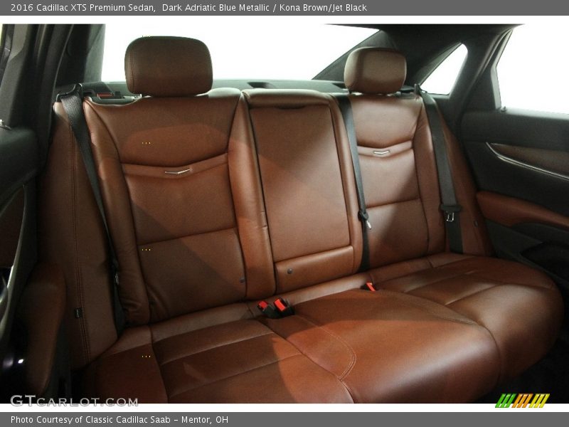 Dark Adriatic Blue Metallic / Kona Brown/Jet Black 2016 Cadillac XTS Premium Sedan
