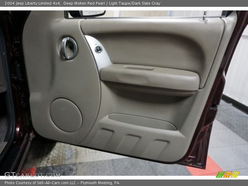 Deep Molten Red Pearl / Light Taupe/Dark Slate Gray 2004 Jeep Liberty Limited 4x4