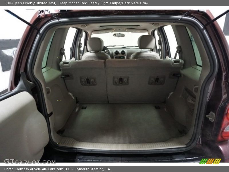 Deep Molten Red Pearl / Light Taupe/Dark Slate Gray 2004 Jeep Liberty Limited 4x4