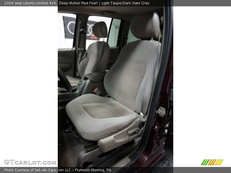 Deep Molten Red Pearl / Light Taupe/Dark Slate Gray 2004 Jeep Liberty Limited 4x4