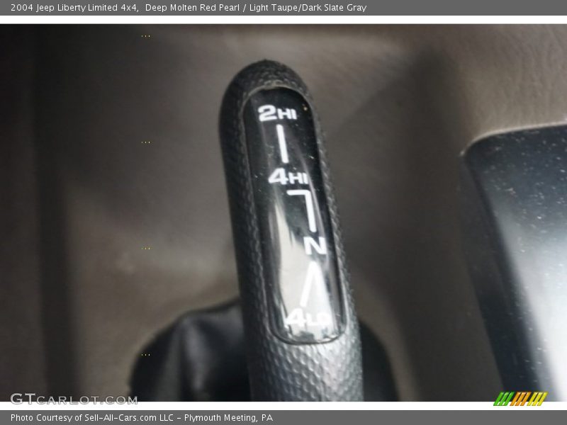 Deep Molten Red Pearl / Light Taupe/Dark Slate Gray 2004 Jeep Liberty Limited 4x4