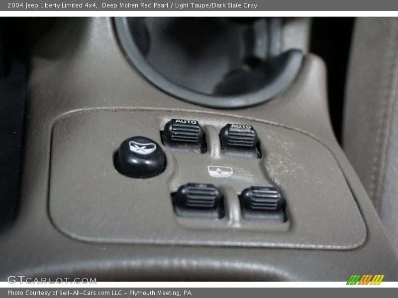 Deep Molten Red Pearl / Light Taupe/Dark Slate Gray 2004 Jeep Liberty Limited 4x4