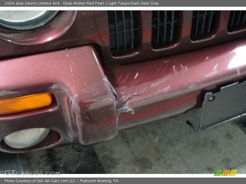 Deep Molten Red Pearl / Light Taupe/Dark Slate Gray 2004 Jeep Liberty Limited 4x4