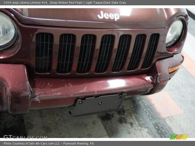 Deep Molten Red Pearl / Light Taupe/Dark Slate Gray 2004 Jeep Liberty Limited 4x4