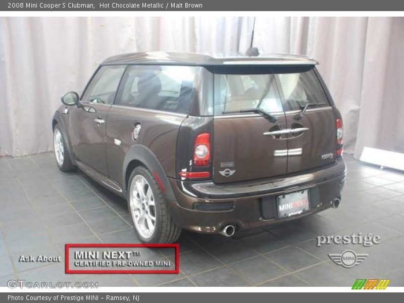 Hot Chocolate Metallic / Malt Brown 2008 Mini Cooper S Clubman