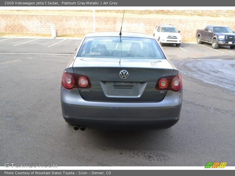 Platinum Gray Metallic / Art Grey 2009 Volkswagen Jetta S Sedan