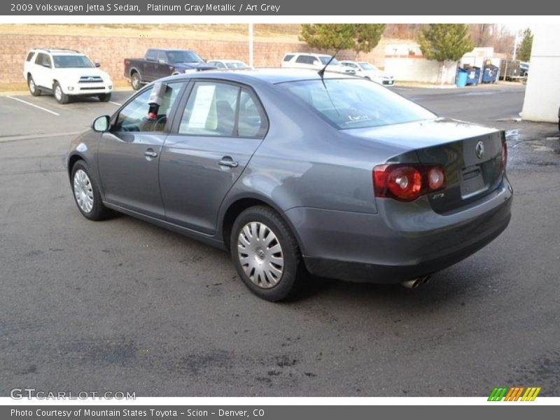 Platinum Gray Metallic / Art Grey 2009 Volkswagen Jetta S Sedan