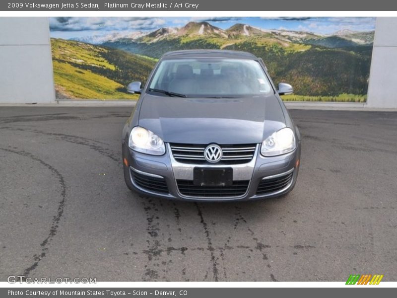 Platinum Gray Metallic / Art Grey 2009 Volkswagen Jetta S Sedan
