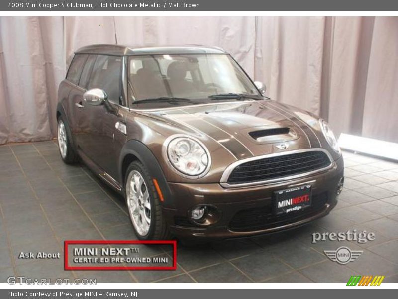 Hot Chocolate Metallic / Malt Brown 2008 Mini Cooper S Clubman