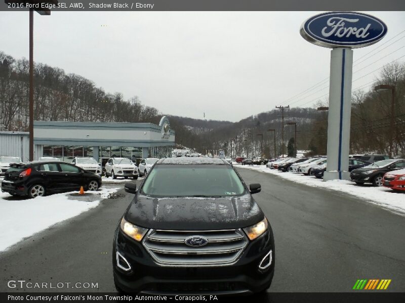 Shadow Black / Ebony 2016 Ford Edge SEL AWD