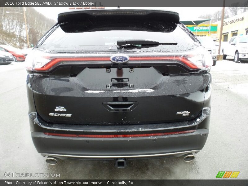 Shadow Black / Ebony 2016 Ford Edge SEL AWD