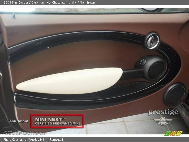 Hot Chocolate Metallic / Malt Brown 2008 Mini Cooper S Clubman