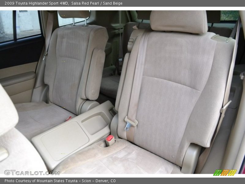 Salsa Red Pearl / Sand Beige 2009 Toyota Highlander Sport 4WD