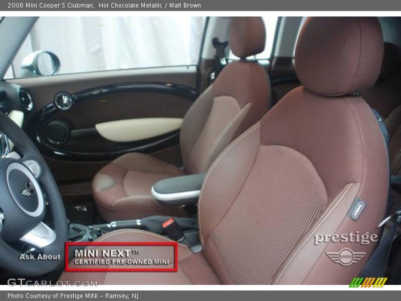 Hot Chocolate Metallic / Malt Brown 2008 Mini Cooper S Clubman