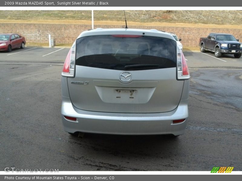 Sunlight Silver Metallic / Black 2009 Mazda MAZDA5 Sport