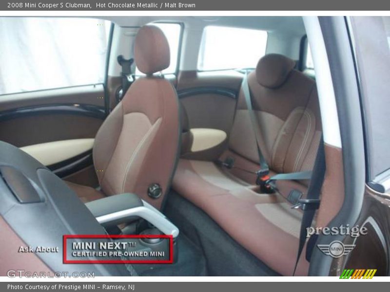 Hot Chocolate Metallic / Malt Brown 2008 Mini Cooper S Clubman