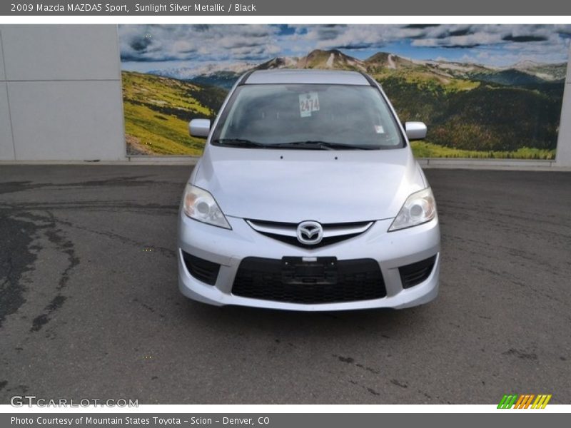 Sunlight Silver Metallic / Black 2009 Mazda MAZDA5 Sport