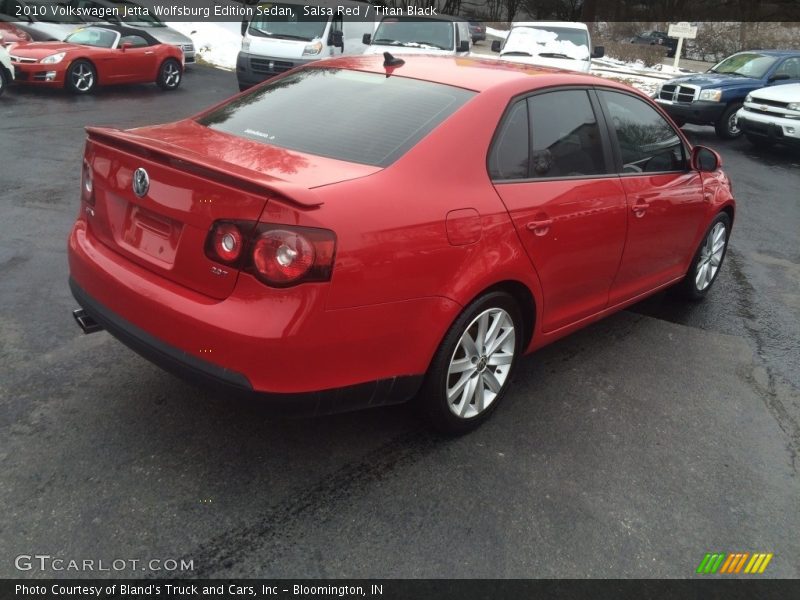 Salsa Red / Titan Black 2010 Volkswagen Jetta Wolfsburg Edition Sedan