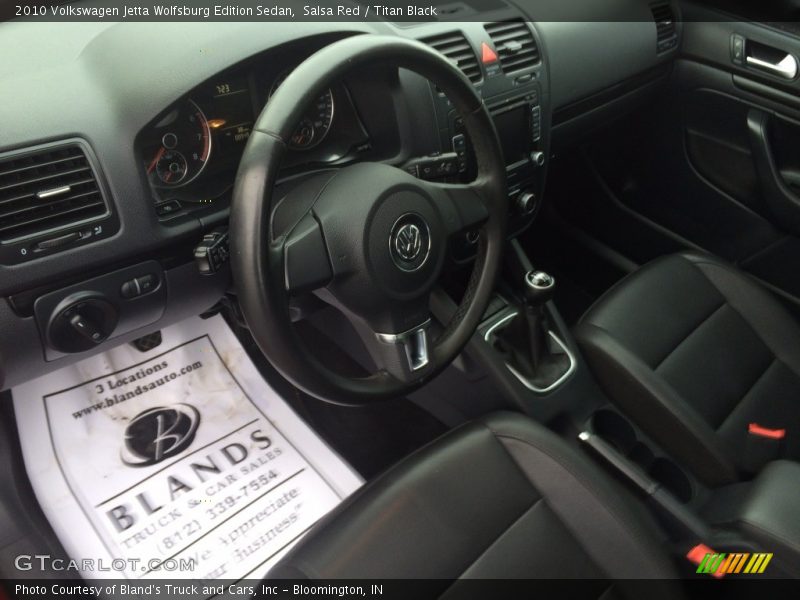 Salsa Red / Titan Black 2010 Volkswagen Jetta Wolfsburg Edition Sedan