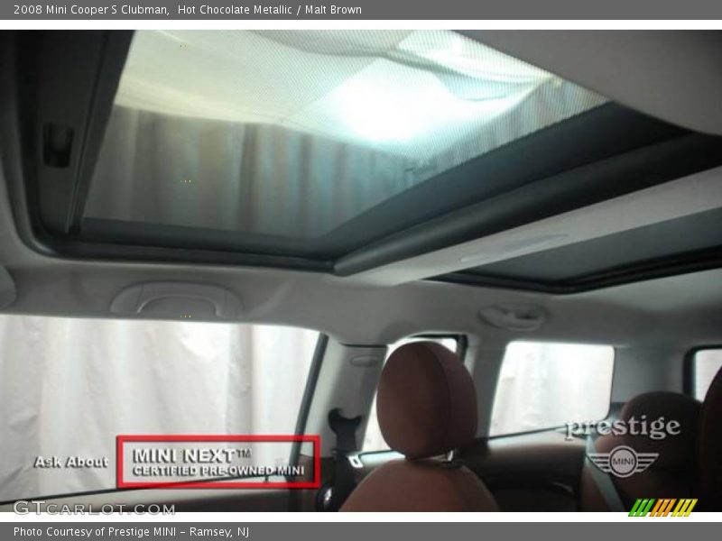 Hot Chocolate Metallic / Malt Brown 2008 Mini Cooper S Clubman