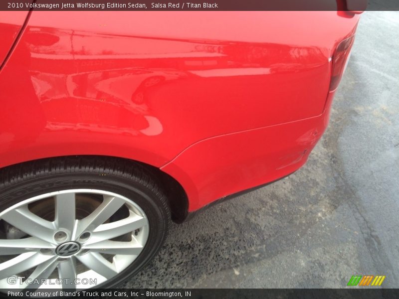 Salsa Red / Titan Black 2010 Volkswagen Jetta Wolfsburg Edition Sedan