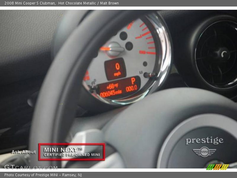 Hot Chocolate Metallic / Malt Brown 2008 Mini Cooper S Clubman