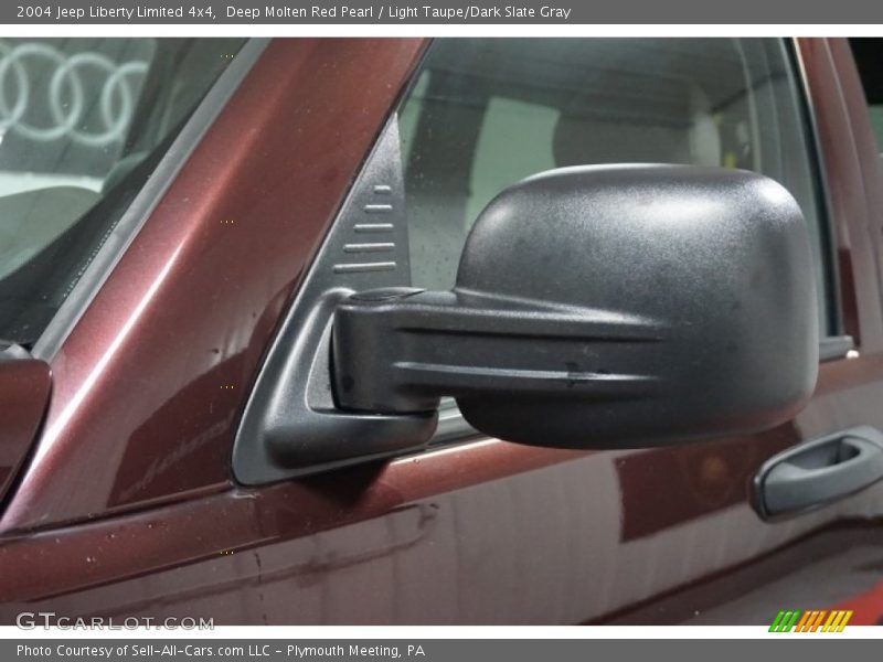Deep Molten Red Pearl / Light Taupe/Dark Slate Gray 2004 Jeep Liberty Limited 4x4