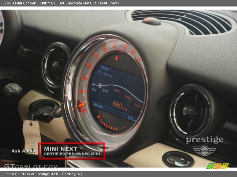 Hot Chocolate Metallic / Malt Brown 2008 Mini Cooper S Clubman