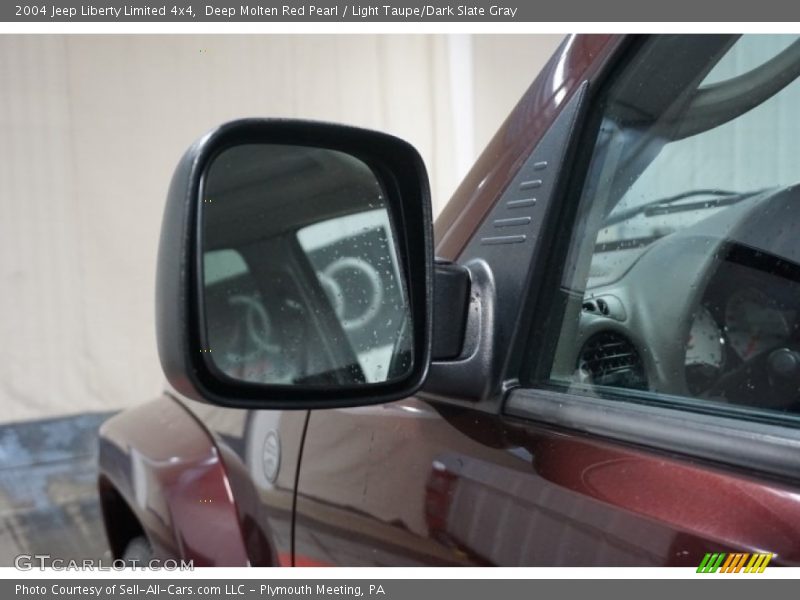 Deep Molten Red Pearl / Light Taupe/Dark Slate Gray 2004 Jeep Liberty Limited 4x4