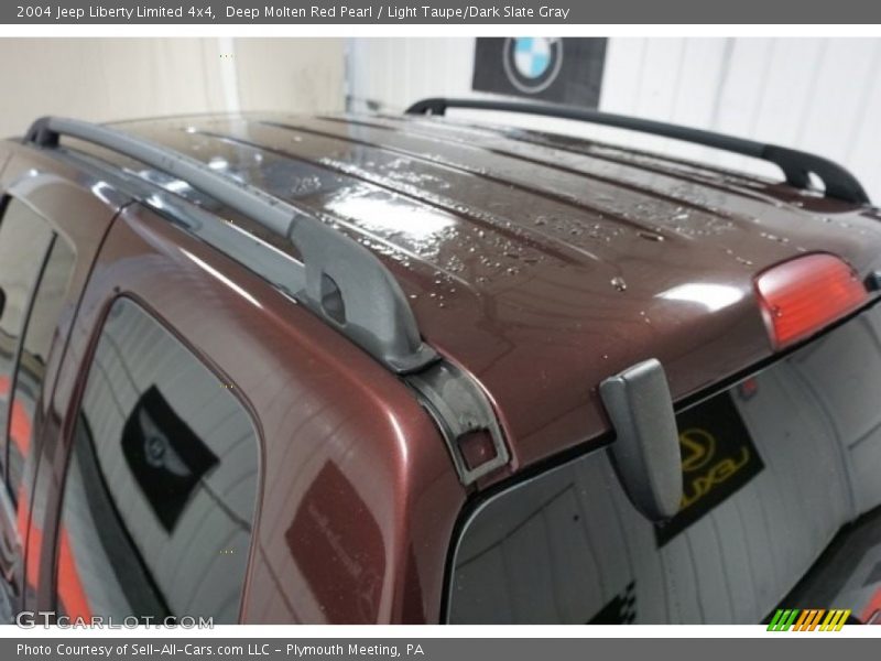 Deep Molten Red Pearl / Light Taupe/Dark Slate Gray 2004 Jeep Liberty Limited 4x4