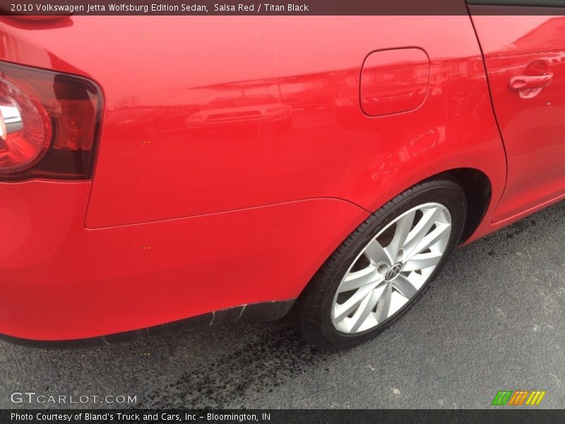 Salsa Red / Titan Black 2010 Volkswagen Jetta Wolfsburg Edition Sedan