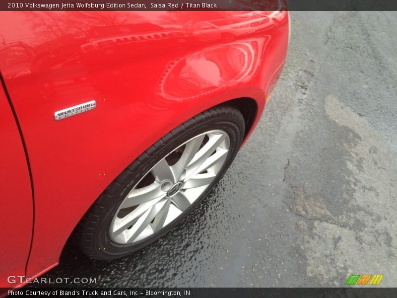 Salsa Red / Titan Black 2010 Volkswagen Jetta Wolfsburg Edition Sedan