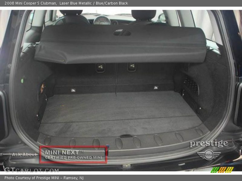 Laser Blue Metallic / Blue/Carbon Black 2008 Mini Cooper S Clubman