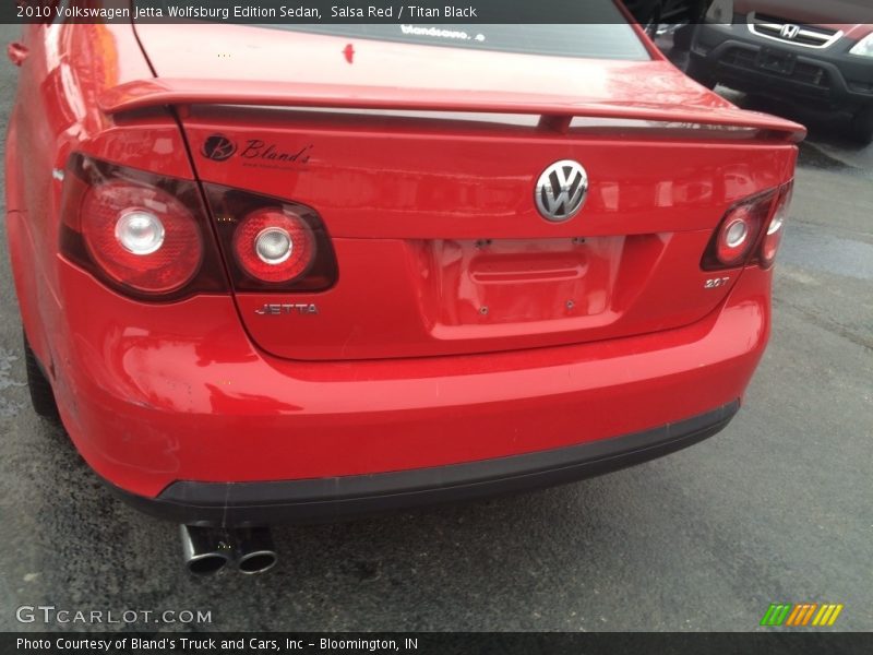 Salsa Red / Titan Black 2010 Volkswagen Jetta Wolfsburg Edition Sedan