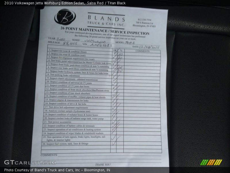 Salsa Red / Titan Black 2010 Volkswagen Jetta Wolfsburg Edition Sedan