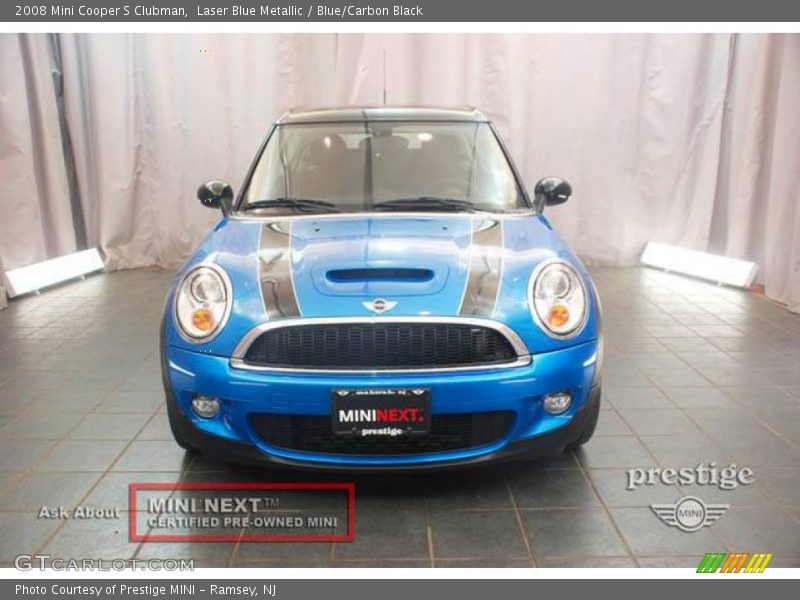 Laser Blue Metallic / Blue/Carbon Black 2008 Mini Cooper S Clubman