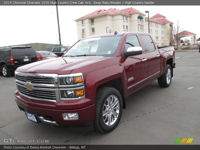 Deep Ruby Metallic / High Country Saddle 2014 Chevrolet Silverado 1500 High Country Crew Cab 4x4