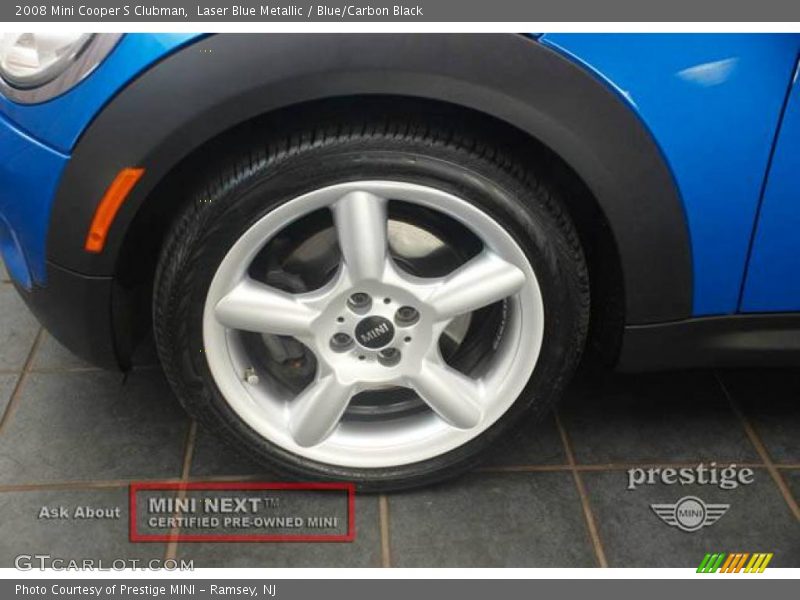 Laser Blue Metallic / Blue/Carbon Black 2008 Mini Cooper S Clubman