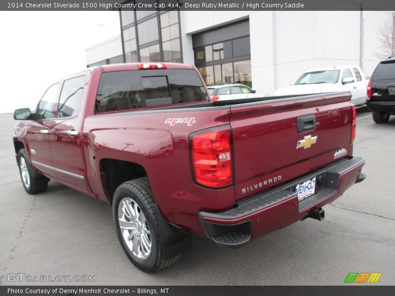 Deep Ruby Metallic / High Country Saddle 2014 Chevrolet Silverado 1500 High Country Crew Cab 4x4