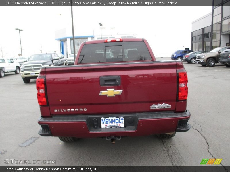 Deep Ruby Metallic / High Country Saddle 2014 Chevrolet Silverado 1500 High Country Crew Cab 4x4