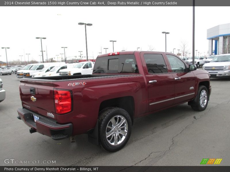 Deep Ruby Metallic / High Country Saddle 2014 Chevrolet Silverado 1500 High Country Crew Cab 4x4