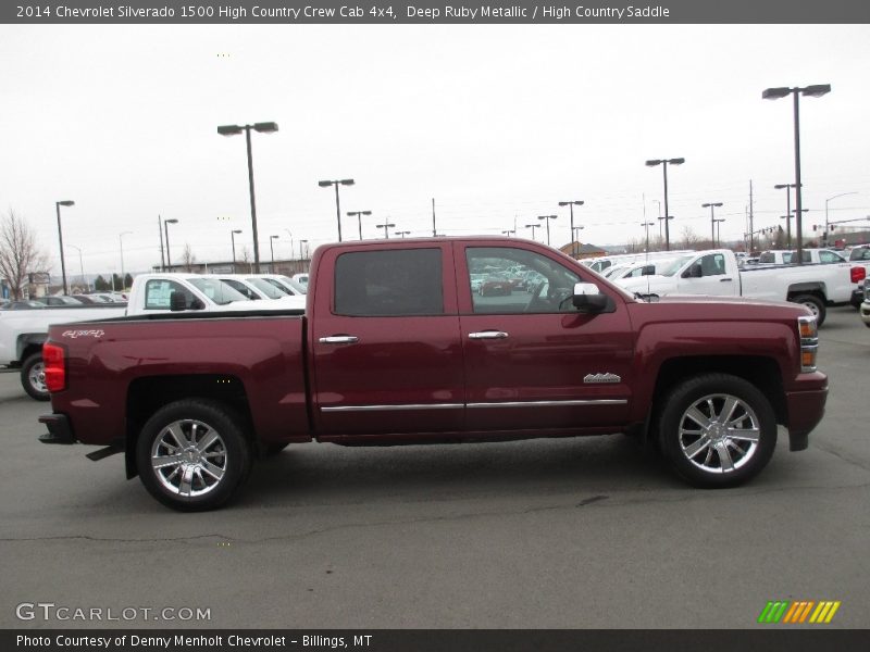 Deep Ruby Metallic / High Country Saddle 2014 Chevrolet Silverado 1500 High Country Crew Cab 4x4