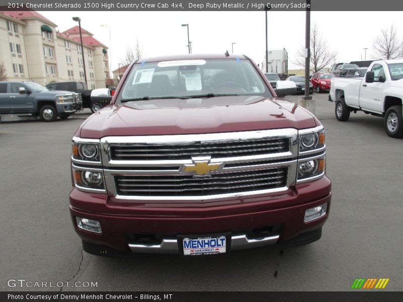 Deep Ruby Metallic / High Country Saddle 2014 Chevrolet Silverado 1500 High Country Crew Cab 4x4