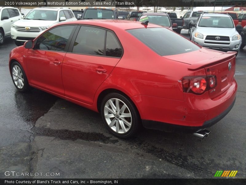 Salsa Red / Titan Black 2010 Volkswagen Jetta Wolfsburg Edition Sedan