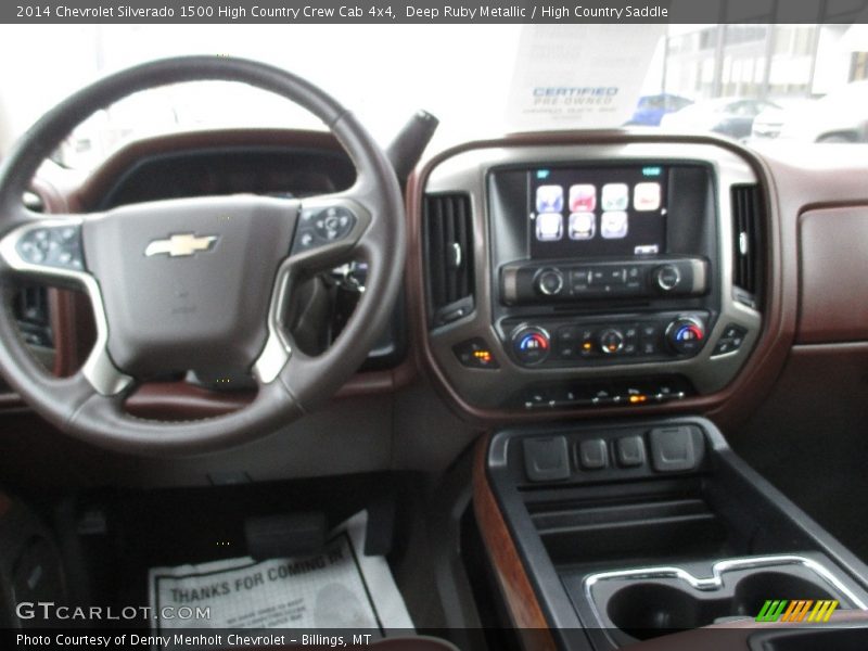 Deep Ruby Metallic / High Country Saddle 2014 Chevrolet Silverado 1500 High Country Crew Cab 4x4